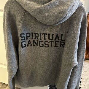 Spiritual Gangster Heather Gray Hoodie